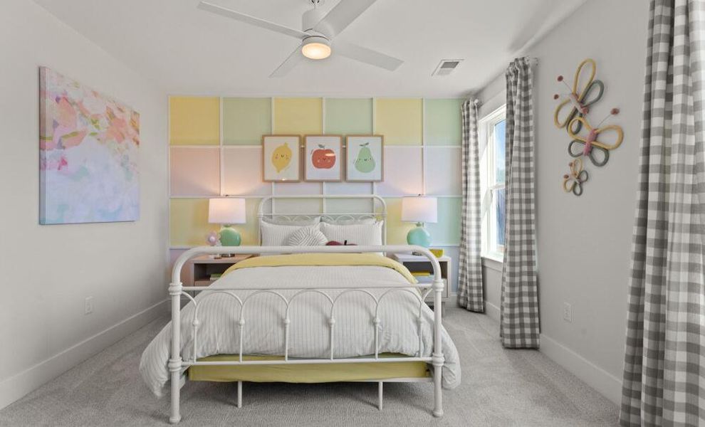 Furnished interior in a model home at Founders Club in Moore (Image 21).