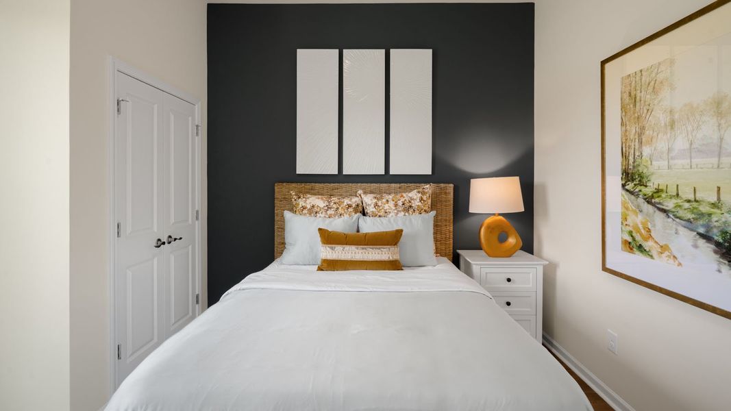 Furnished interior in a model home at South Pinehurst Cottages in Pinehurst (Image 36). Furnished interior in a model home at South Pinehurst Cottages in Pinehurst (Image 36).