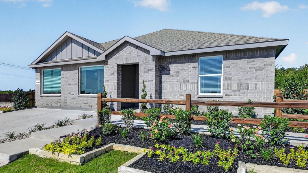 Front exterior of a home in the Sunnycreek community, located in Crowley, TX (Image 15). Front exterior of a home in the Sunnycreek community, located in Crowley, TX (Image 15).
