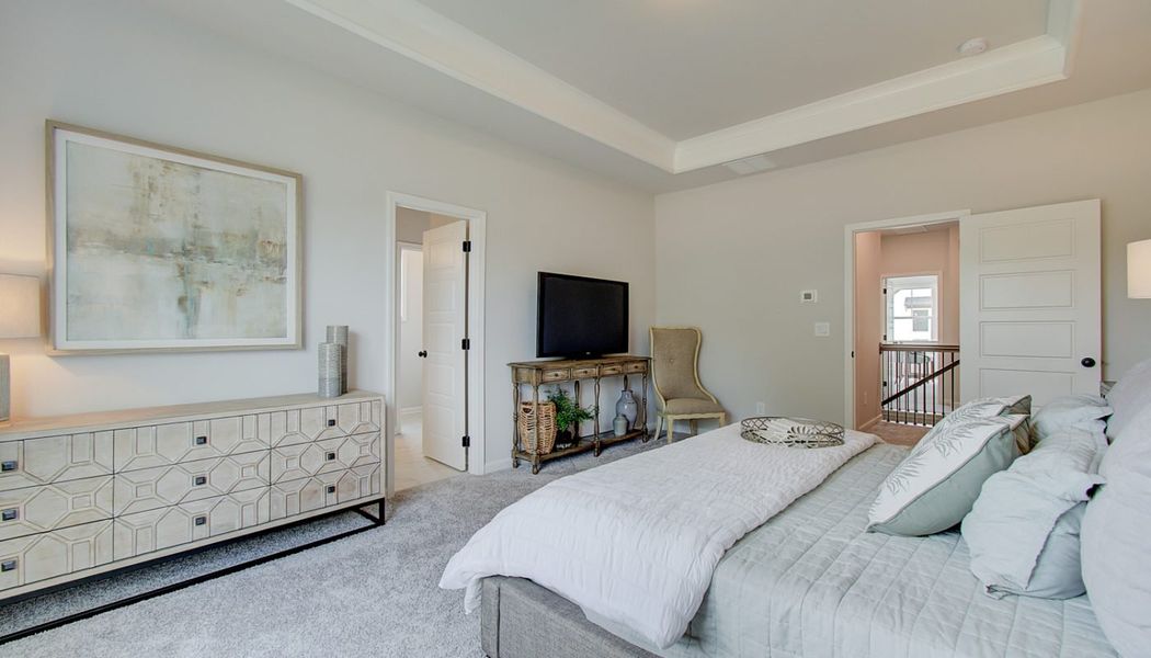 Furnished interior in a model home at Millstone at Mundy Mill in Gainesville (Image 17). Furnished interior in a model home at Millstone at Mundy Mill in Gainesville (Image 17).