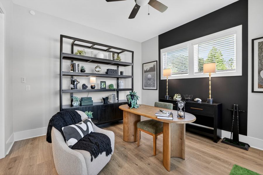 Furnished interior in a model home at Towson Village in Peachtree City (Image 5).