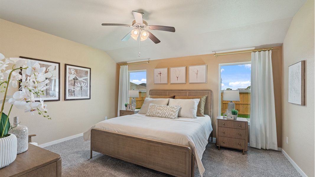 Furnished interior in a model home at Empire Estates in Corpus Christi (Image 30).