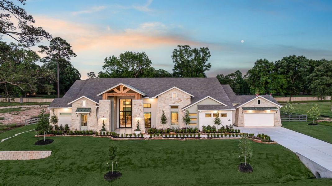 Front exterior of a home in the Two Step Farm community, located in Montgomery, TX (Image 11).
