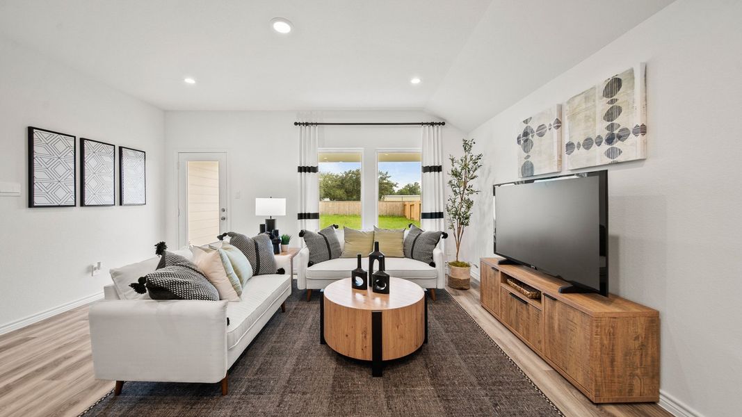 Furnished interior in a model home at China Grove in China (Image 8).