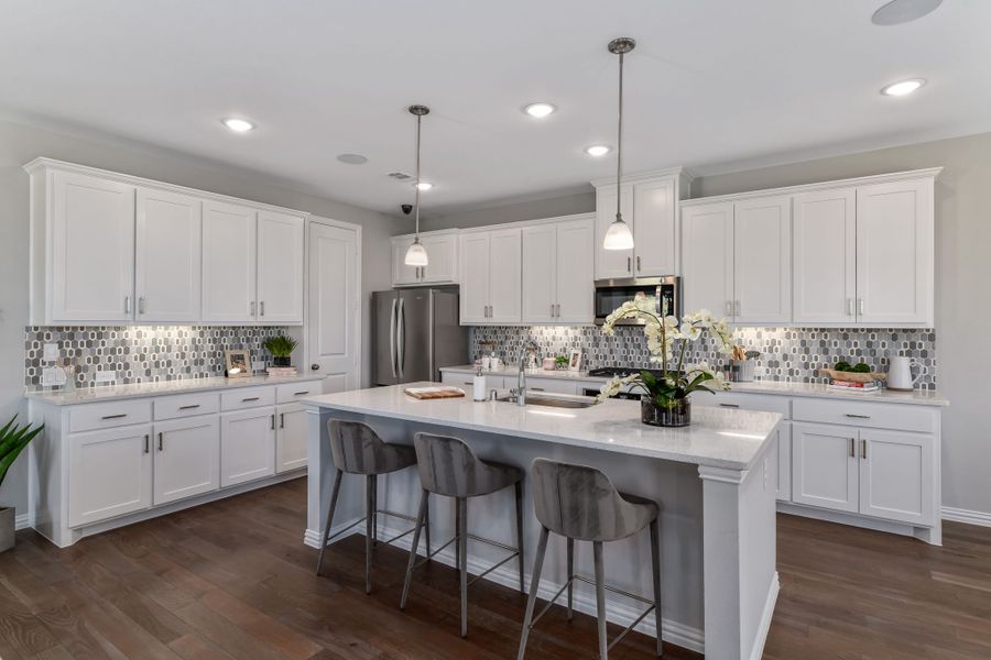 Castle Hills Northpointe Townhomes Kitchen by American Legend Homes