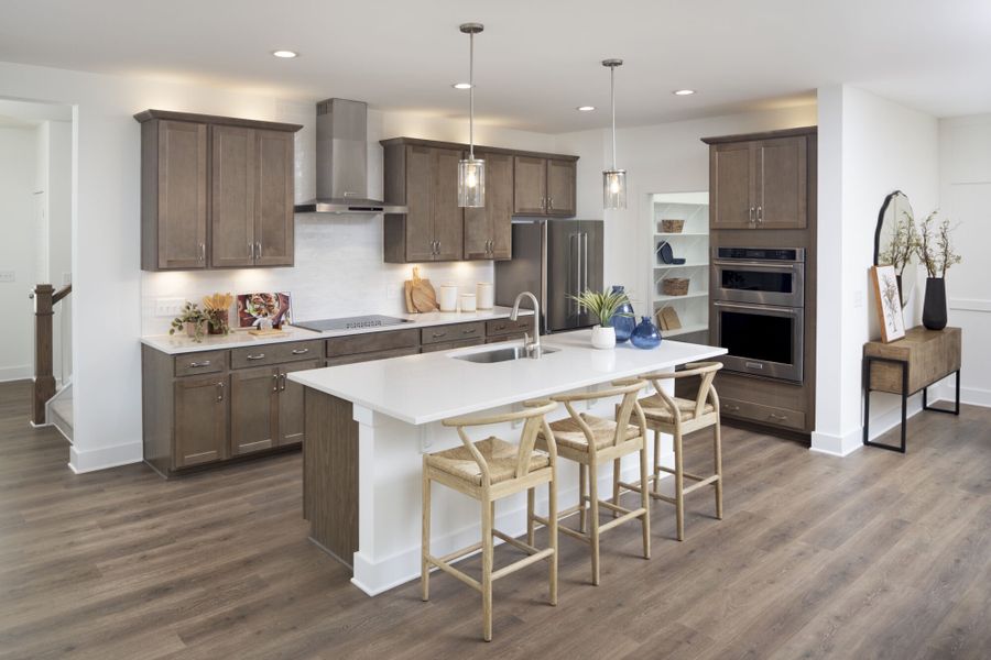 Furnished interior in a model home at Bloom in Fuquay Varina (Image 4). Furnished interior in a model home at Bloom in Fuquay Varina (Image 4).