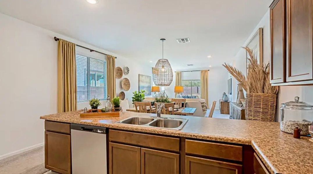 Furnished interior in a model home at Rocking K in Tucson (Image 8). Furnished interior in a model home at Rocking K in Tucson (Image 8).
