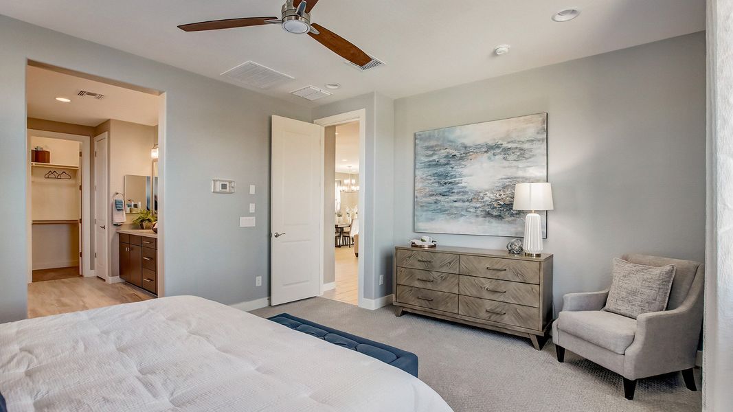 Furnished interior in a model home at The Lakes at Rancho El Dorado in Maricopa (Image 47). Furnished interior in a model home at The Lakes at Rancho El Dorado in Maricopa (Image 47).