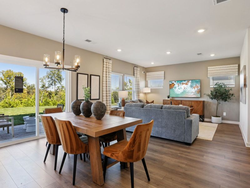 Furnished interior in a model home at Bear Springs in Columbia (Image 6).