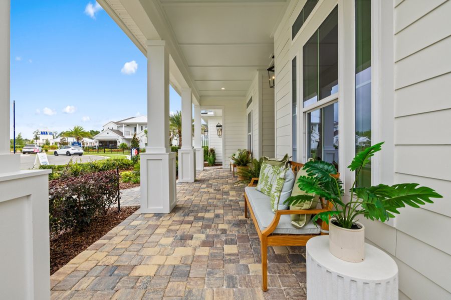 Exterior details of a home in Hidden Creek at SilverLeaf 80' Gold Series, St. Augustine (Image 28).