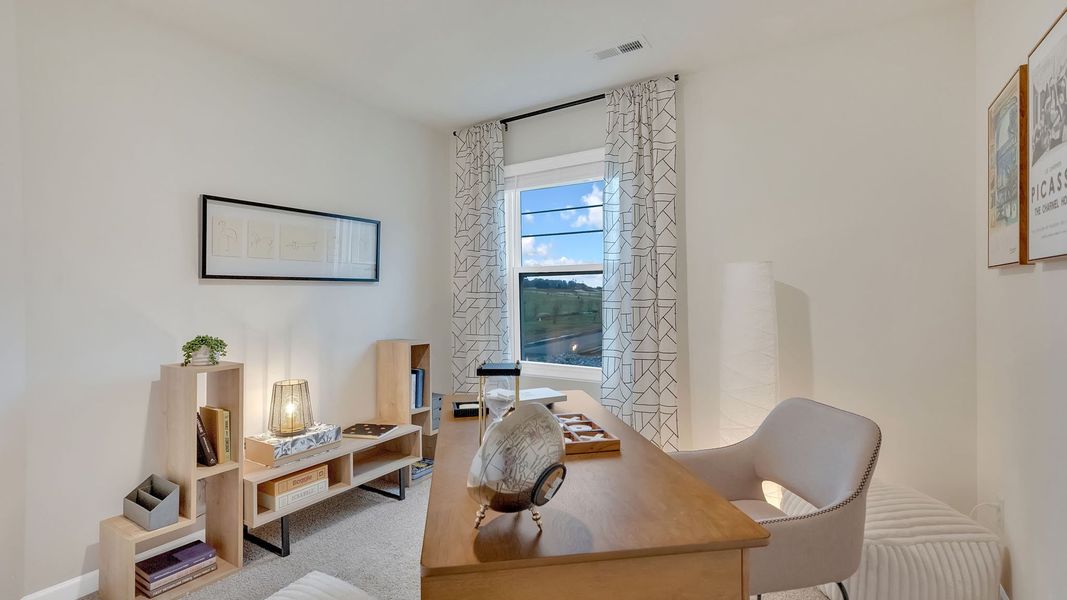 Furnished interior in a model home at Saylor's Place Townhomes in Jonesborough (Image 13).