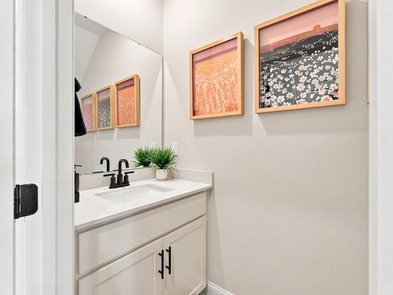 Furnished interior in a model home at Bailey Park in Fayetteville (Image 7).