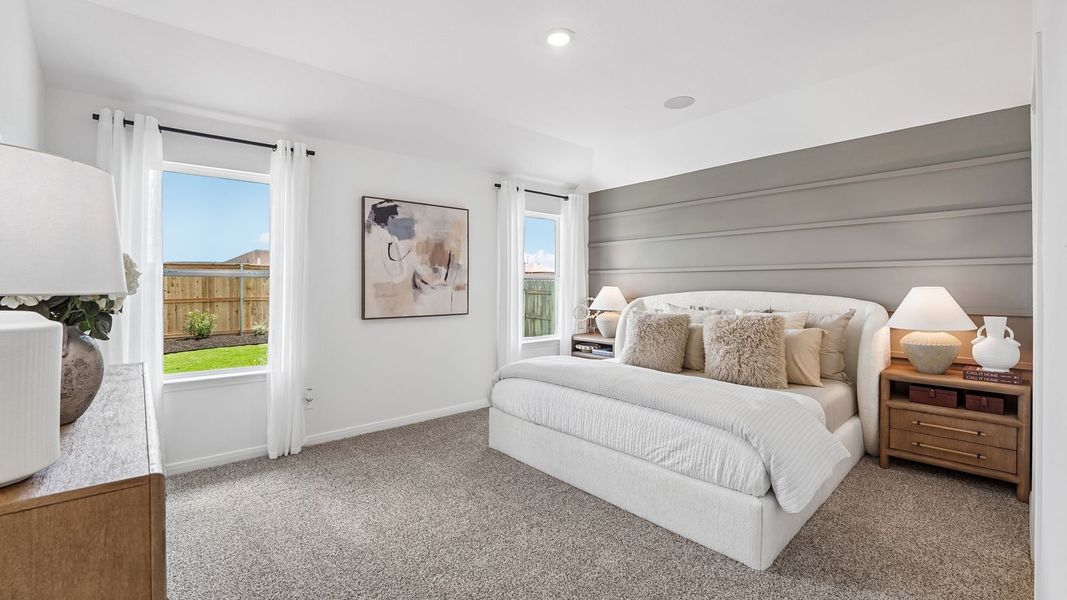 Furnished interior in a model home at Briarwood in Elgin (Image 19).