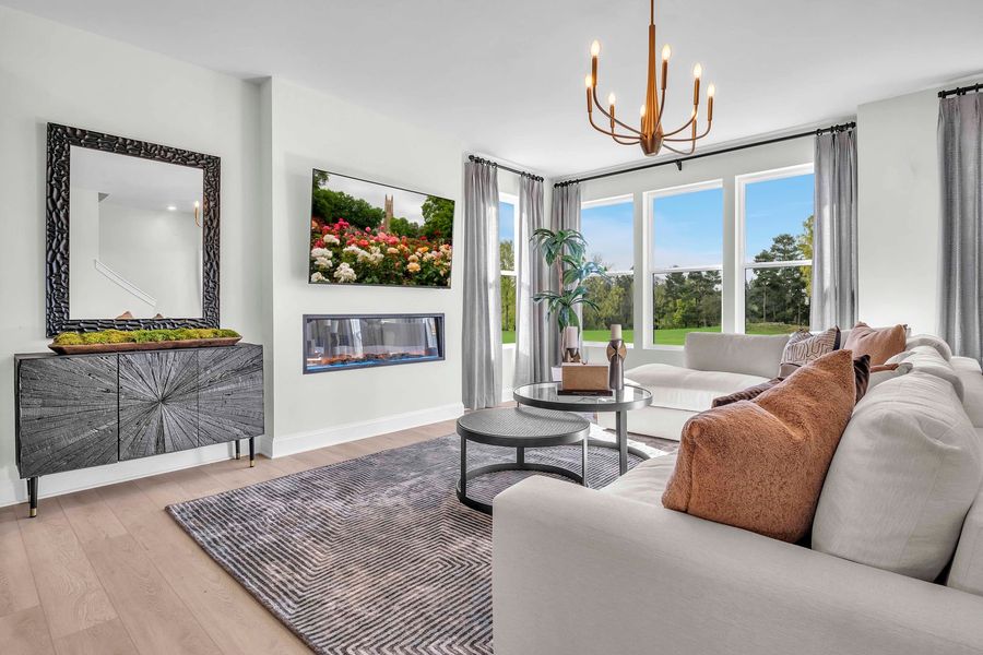 Comfortable Family Room