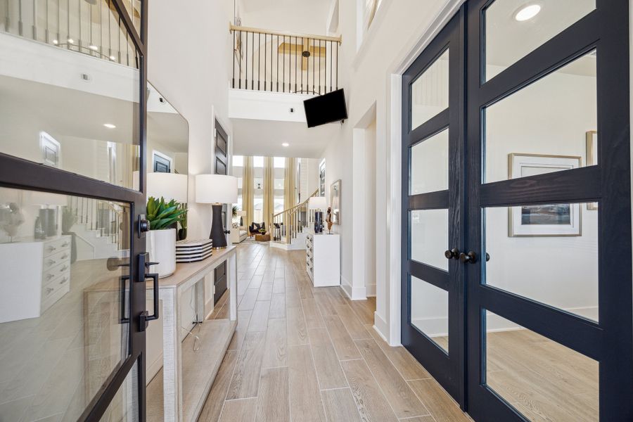 Furnished interior in a model home at Candela South - 50' in Richmond (Image 17).