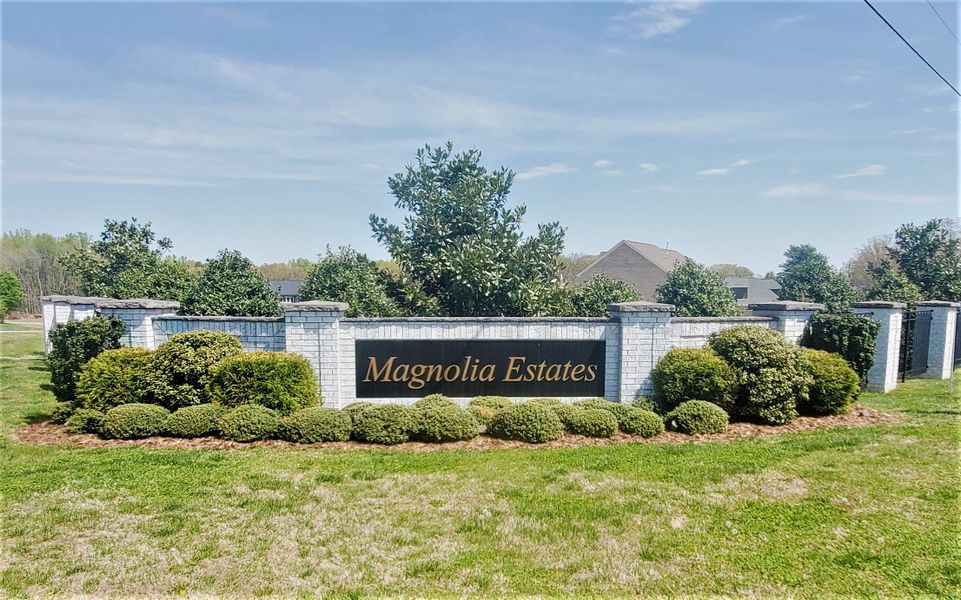 Front exterior of a home in the Magnolia Estates community, located in Greensboro, NC (Image 1). Front exterior of a home in the Magnolia Estates community, located in Greensboro, NC (Image 1).