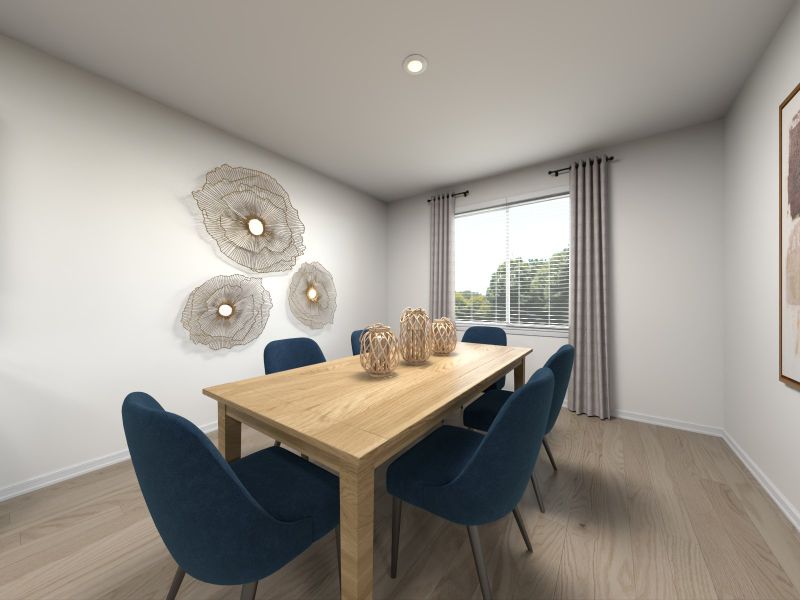 Furnished interior in a model home at Mount Plymouth Greens in Sorrento (Image 7).