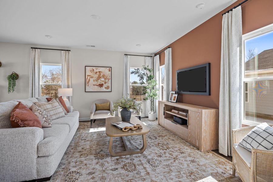 Furnished interior in a model home at Richburg Meadows in Richburg (Image 21).