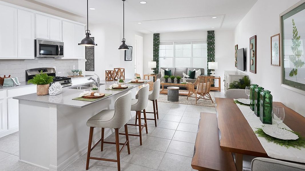 Furnished interior in a model home at The Residences at Emerson Park in Apopka (Image 21).