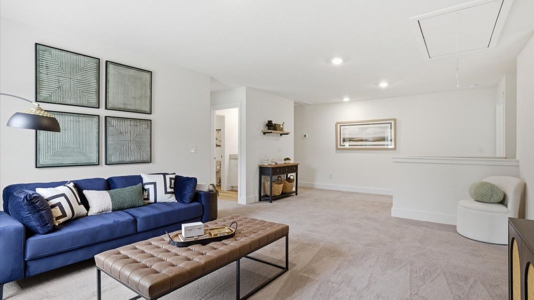 Furnished interior in a model home at Catlett Cove in Knoxville (Image 23).