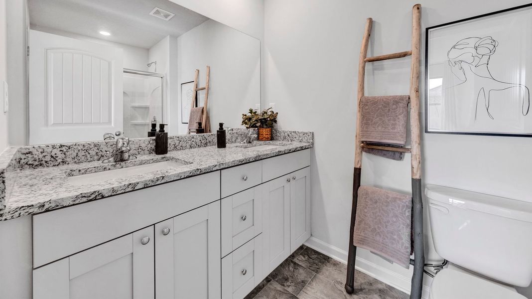 Furnished interior in a model home at Huntington Estates in Millington (Image 23).