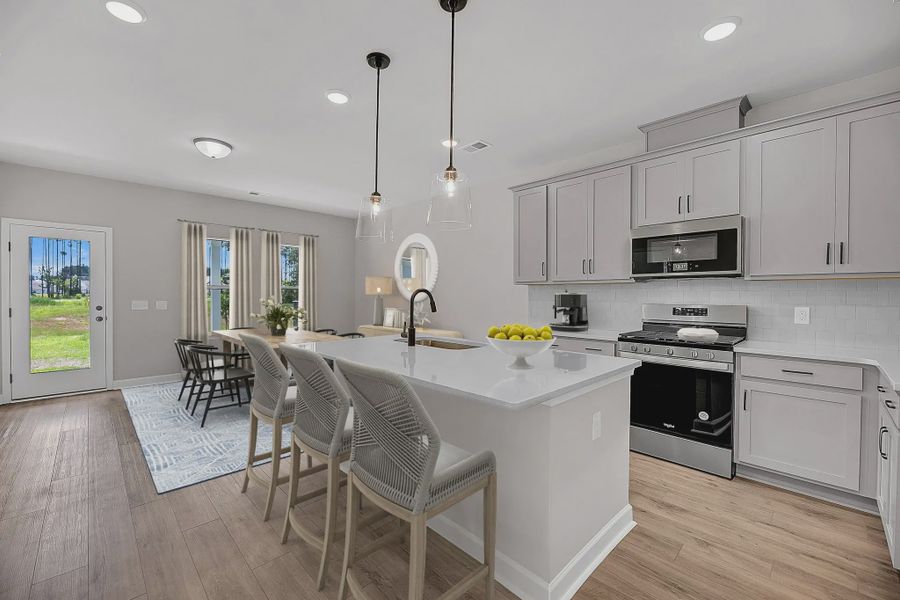 Furnished interior in a model home at Hammock Walk at Nexton in Summerville (Image 30).