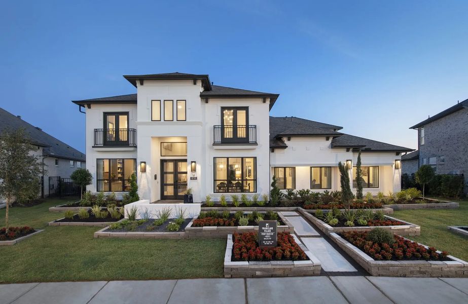 Front exterior of a home in the Lakes Of Cane Island 80' community, located in Katy, TX (Image 13).