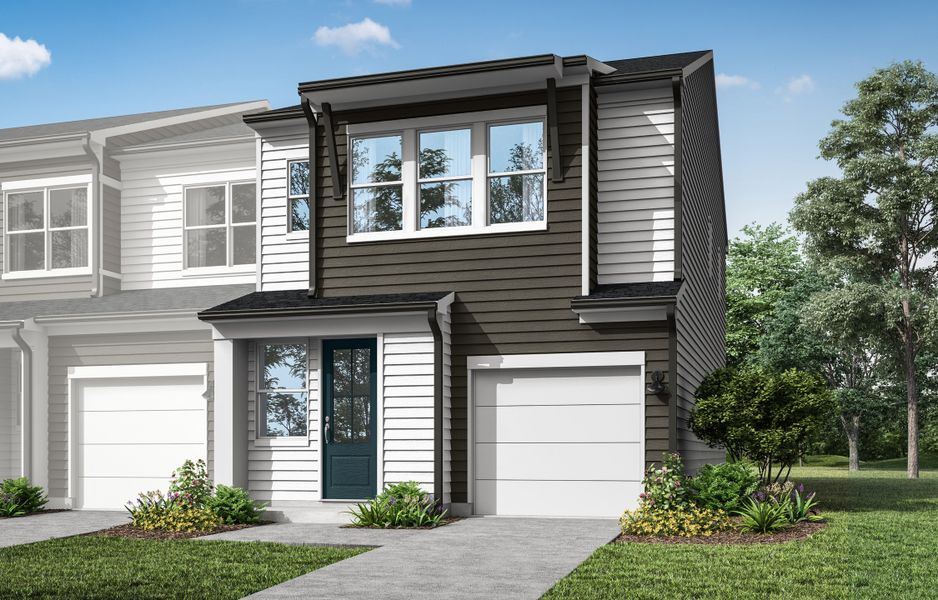 Front exterior of a home in the Fifteen 15 Cannon community, located in Charlotte, NC (Image 7).