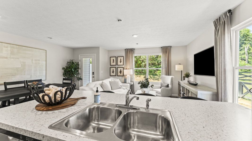 Furnished interior in a model home at Bancroft Place in Jackson (Image 11).