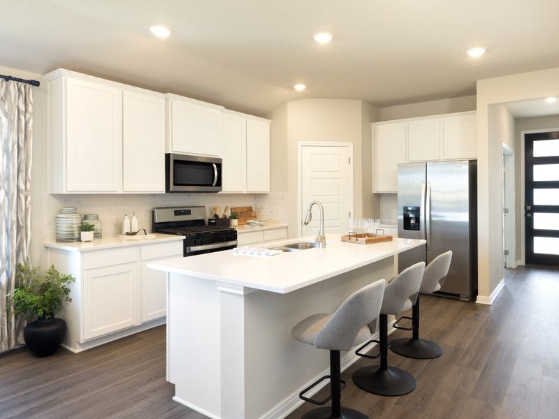 Furnished interior in a model home at Stetson Ridge in Marion (Image 3). Furnished interior in a model home at Stetson Ridge in Marion (Image 3).