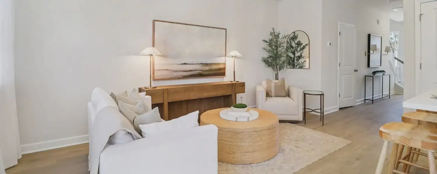 Furnished interior in a model home at Windward Village in Summerville (Image 4).