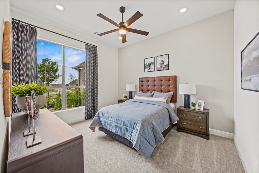 Furnished interior in a model home at Paloma Ranch in New Fairview (Image 26).