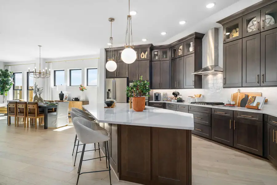 Furnished interior in a model home at Brookewater 55’ Homesites in Rosenberg (Image 4).