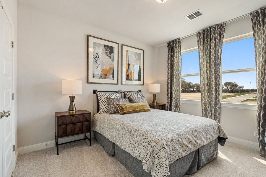 Furnished interior in a model home at Sage Hollow in Kyle (Image 21). Furnished interior in a model home at Sage Hollow in Kyle (Image 21).