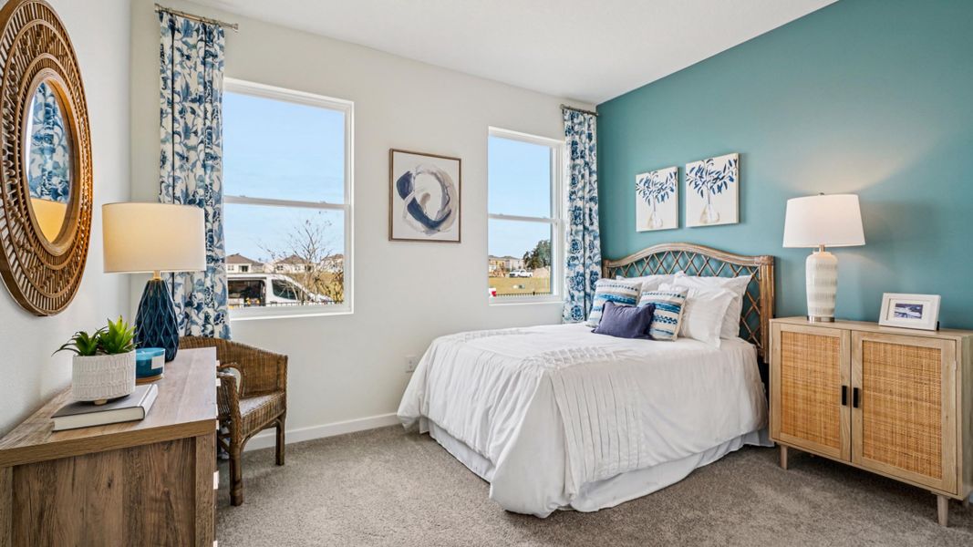 Furnished interior in a model home at Mockingbird Reserve at Winding Oaks in Ocala (Image 14).