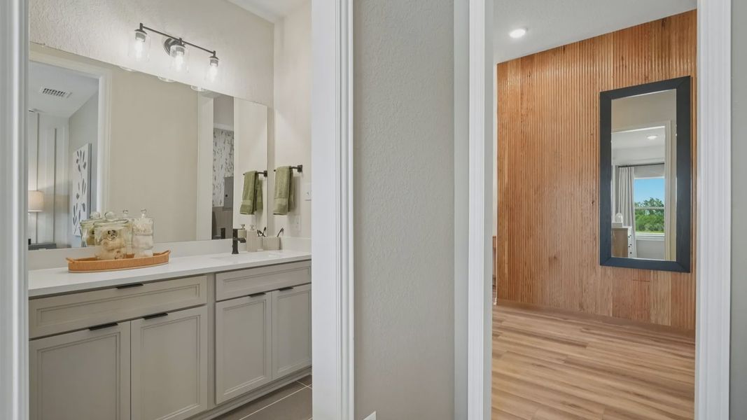 Furnished interior in a model home at Prominence in San Antonio (Image 20). Furnished interior in a model home at Prominence in San Antonio (Image 20).