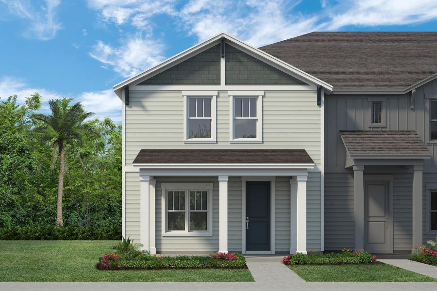 Architectural rendering of home exteriors planned for Whaley Grove in St. Cloud, FL (Image 7).