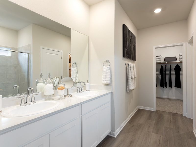 Furnished interior in a model home at Travena - Reserve Collection in Georgetown (Image 5).