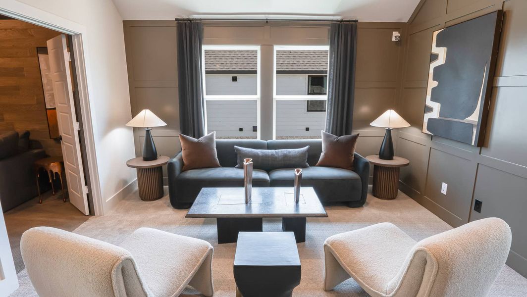 Furnished interior in a model home at Inspiration in Lucas (Image 8). Furnished interior in a model home at Inspiration in Lucas (Image 8).