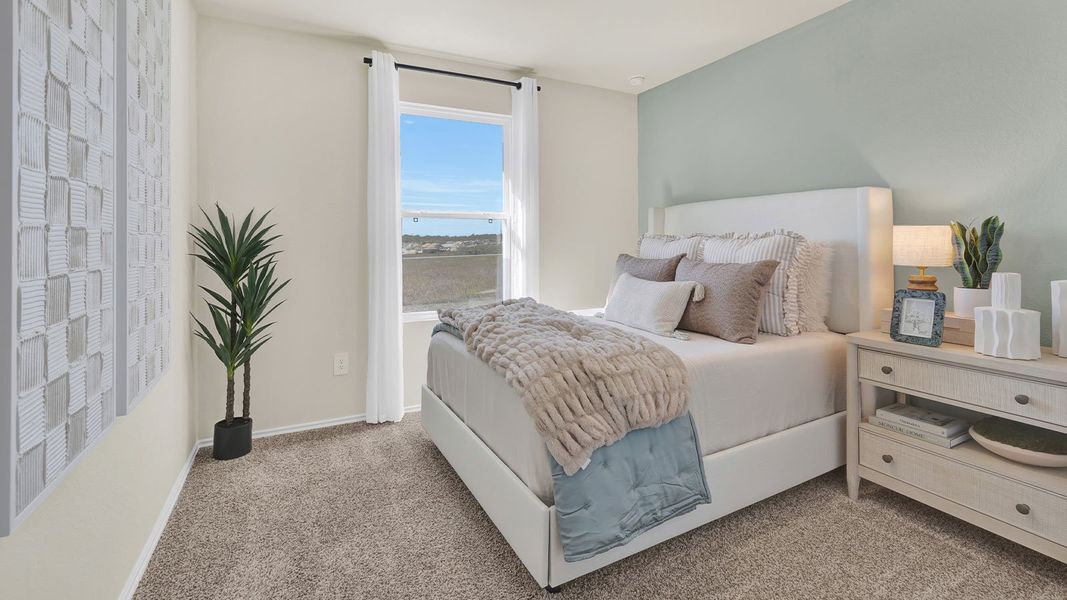 Furnished interior in a model home at Sunset Oaks in Maxwell (Image 25).