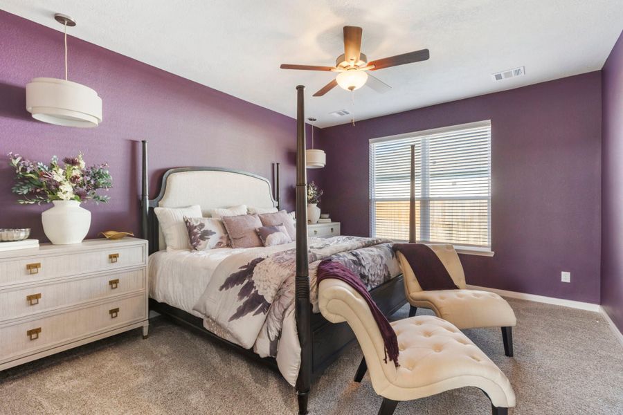 Furnished interior in a model home at Pleasant Hill in Bryan (Image 4).
