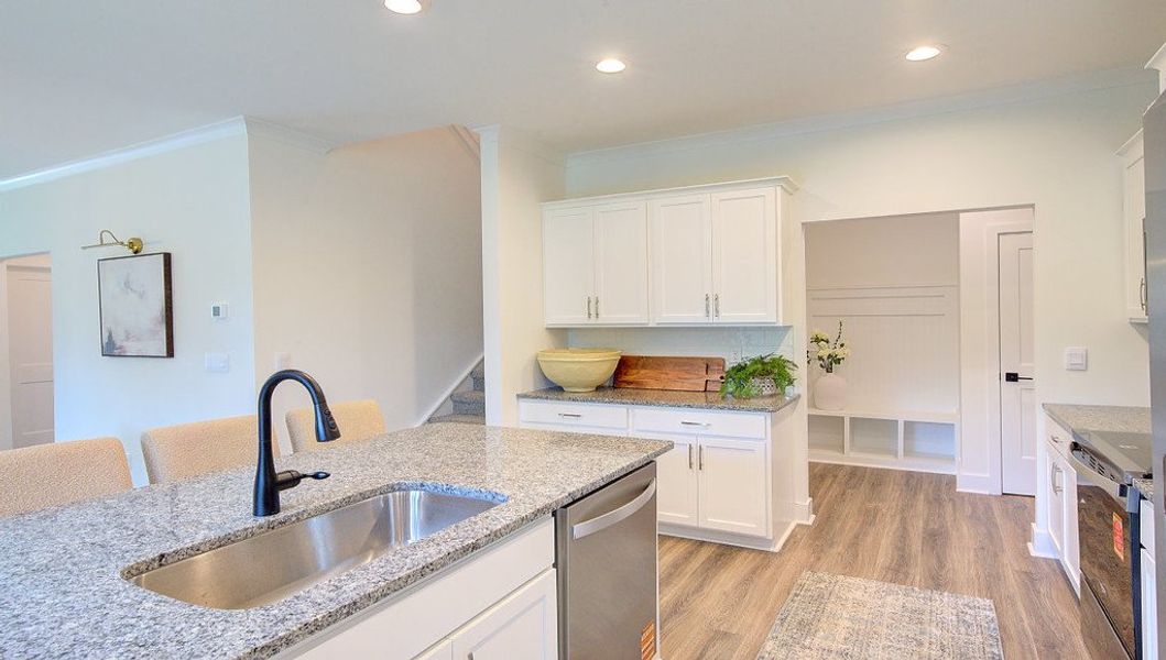 Furnished interior in a model home at Pleasant Grove in Weaverville (Image 5).