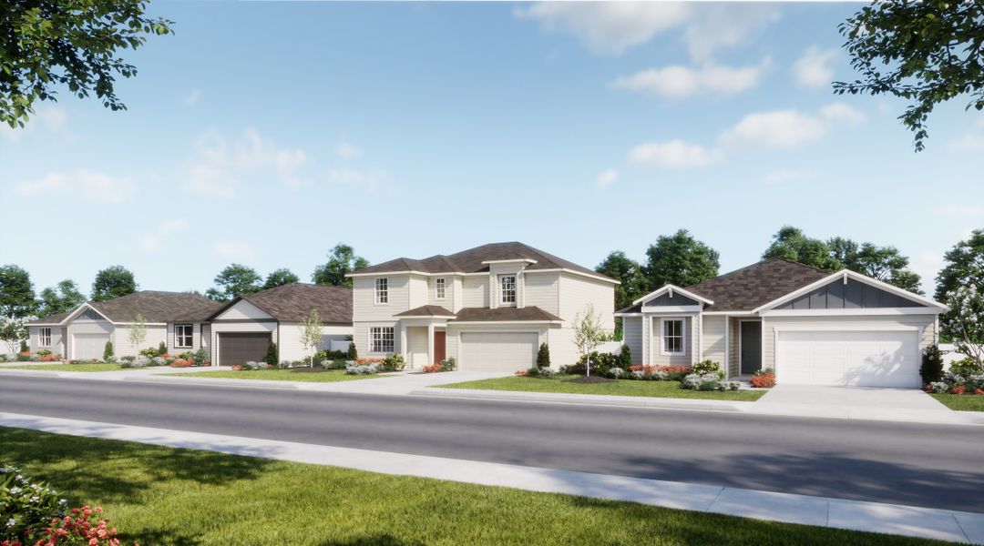 Front exterior of a home in the Windy Oaks community, located in Okahumpka, FL (Image 2). Front exterior of a home in the Windy Oaks community, located in Okahumpka, FL (Image 2).