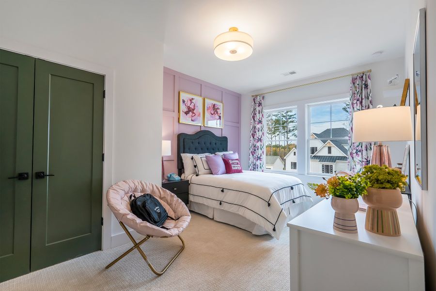 Furnished interior in a model home at Ellis in Marietta (Image 28).