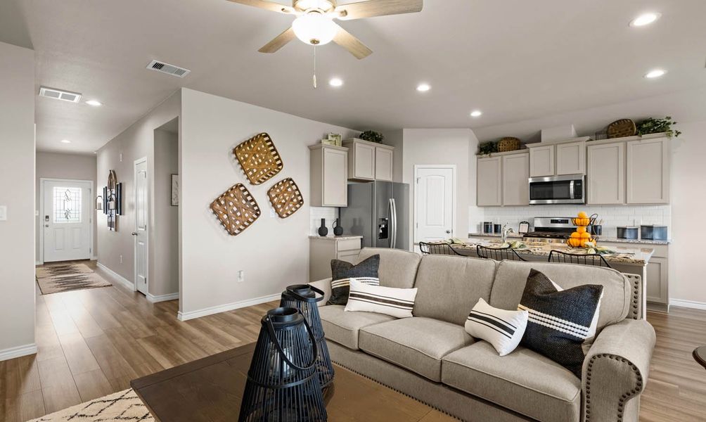 Furnished interior in a model home at David Estates in Portland (Image 21). Furnished interior in a model home at David Estates in Portland (Image 21).