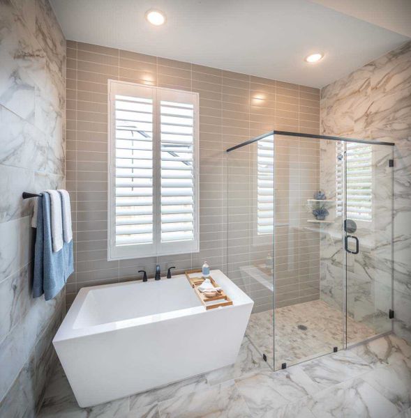 Furnished interior in a model home at Fulbrook on Fulshear Creek: 60ft. lots in Fulshear (Image 28).