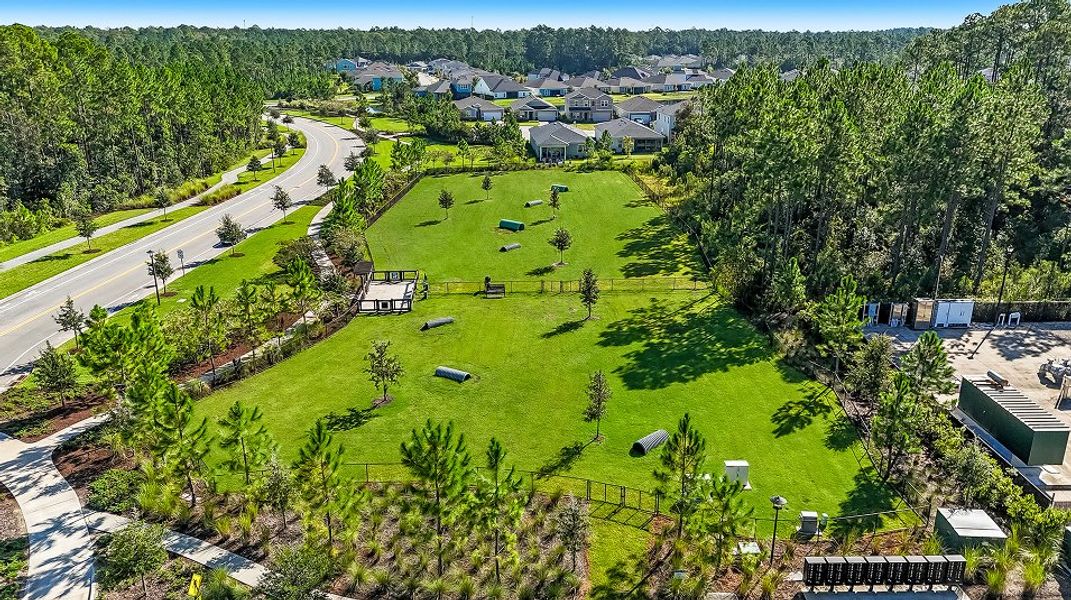Lakeview Tributary Amenity Dog Park Aerial 2of2