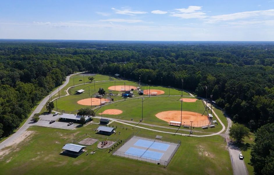 Tennis Courts and Sports Fields at Nearby Taw Caw Creek Park
