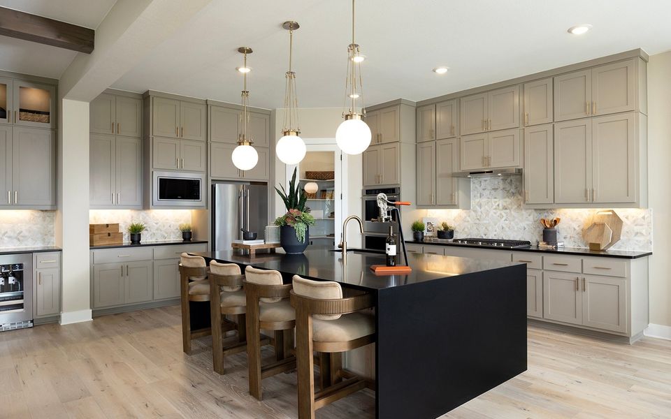 Furnished interior in a model home at Kissing Tree in San Marcos (Image 5).