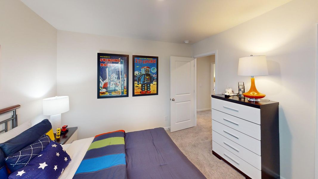 Furnished interior in a model home at Falls at Hickory in Hickory (Image 31). Furnished interior in a model home at Falls at Hickory in Hickory (Image 31).